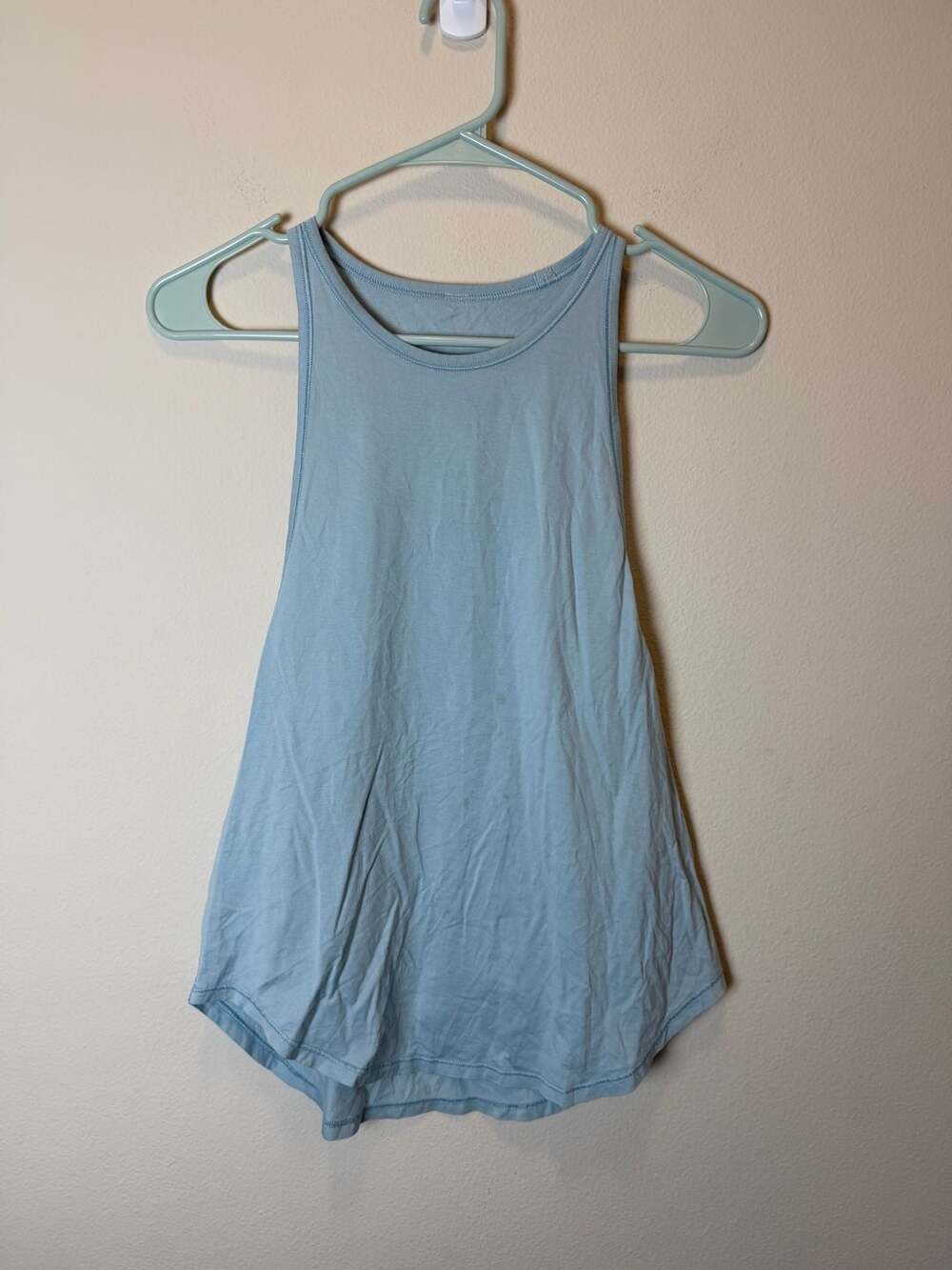 Lululemon Tank Top Light Blue Athletic Workout Activewear